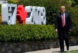 US President Donald Trump leaves G7 for Singapore