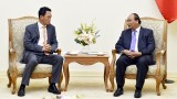 越南政府总理阮春福会见韩国新任驻越南大使金度铉