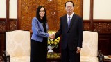 越南国家主席陈大光会见即将卸任的波兰驻越南特命全权大使