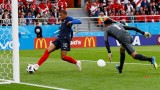 2018年俄罗斯世界杯小组赛C组第二轮：法国队1-0小胜秘鲁 提前晋级淘汰赛