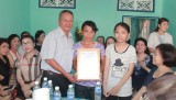 Hội Nữ doanh nhân tỉnh trao nhà mái ấm tình thương cho hộ nghèo tại phường Tân An, TP.TDM