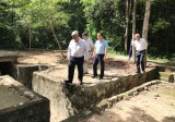 Lãnh đạo tỉnh thăm, kiểm tra công trình Khu di tích lịch sử rừng Kiến An