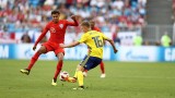 2018年俄罗斯世界杯1/4决赛：英格兰队2-0淘汰瑞典队 挺进半决赛
