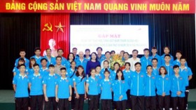 越南体育代表团参加2018年东南亚学生运动会