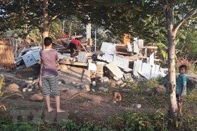 Indonesian President orders relief aid for earthquake victims