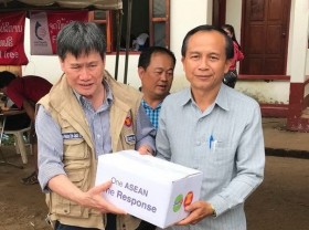 ASEAN Secretary General visits victims of Lao dam collapse