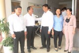 Provincial leaders work with the Standing Committee of Thuan An town