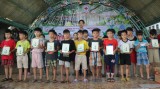 Công ty cổ phần Nicotex: Tặng quà cho trẻ em ở Trung tâm nhân đạo Quê Hương