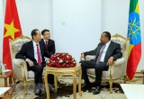 Chủ tịch nước Trần Đại Quang hội kiến với Thủ tướng Ethiopia