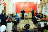 President Tran Dai Quang visits Vietnamese embassy in Egypt