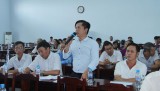 Bí thư Huyện ủy Bàu Bàng đối thoại với nhân dân