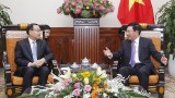 越南政府副总理兼外交部长范平明会见中国重庆市长唐良智