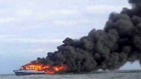 Indonesia: Ferry catches fire, killing at least 10