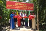 Đoàn từ thiện Bình Dương tặng cầu giao thông nông thôn ở tỉnh Bến Tre
