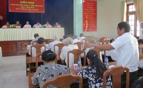 Diễn đàn công an lắng nghe ý kiến nhân dân: “Cầu nối” giữa người dân và công an địa phương