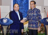 Thủ tướng Nguyễn Xuân Phúc hội đàm với Tổng thống Indonesia Widodo