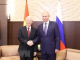 Tổng thống Nga chúc mừng Tổng Bí thư được bầu làm Chủ tịch nước