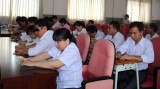 Tổ chức Hội thi viết - đọc chữ nổi nhanh cho người mù