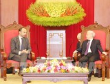 Tổng Bí thư, Chủ tịch nước Nguyễn Phú Trọng tiếp Thủ tướng Pháp