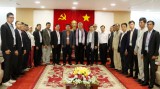 Lãnh đạo tỉnh tiếp đoàn Bộ Lễ nghi và Tôn giáo Campuchia