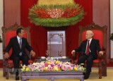 Tổng Bí thư, Chủ tịch nước Nguyễn Phú Trọng tiếp Thủ tướng Campuchia