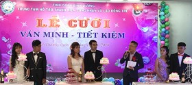Lễ cưới "Văn minh - Tiết kiệm" dành cho công nhân