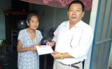 Hội Chữ thập đỏ TP. TDM tặng cho hộ khó khăn phường Tương Bình Hiệp và Chánh Mỹ