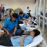 160 cán bộ công chức, viên chức, đoàn viên, thanh niên tham gia hiến máu nhân đạo