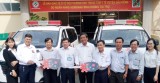 Trung tâm y tế huyện Dầu Tiếng tiếp nhận 2 xe cứu thương