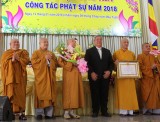 Ban Trị sự Giáo Hội Phật giáo Việt Nam tỉnh nhận Huân chương Lao động Hạng Nhì