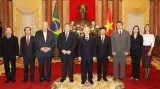 越共中央总书记、国家主席阮富仲会见十国新任驻越大使