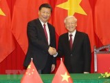 Điện mừng kỷ niệm 69 năm thiết lập quan hệ ngoại giao Việt-Trung