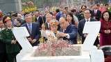 阮春福总理出席玉回-栋多大捷230周年纪念典礼