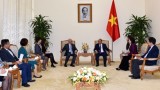 越南政府总理阮春福会见国际货币基金组织驻越办事处首席代表