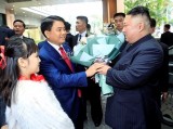 DPRK Chairman Kim Jong-un arrives in Hanoi