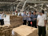 Lãnh đạo tỉnh tiếp và làm việc với Đoàn công tác của UBND tỉnh Nghệ An về hoạt động thu hút đầu tư, chế biến, xuất khẩu gỗ và các sản phẩm từ gỗ