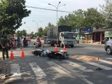 Tai nạn giữa hai xe máy và xe khách, người đàn ông bị cán chết