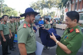 Đoàn Thanh niên Công an tỉnh: Ra quân làm công tác tình nguyện