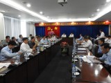 Lãnh đạo tỉnh tiếp và làm việc với đoàn công tác Tập đoàn Điện lực Việt Nam