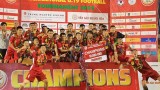 2019年越南国际U19足球赛：

越南U19足球队1-0击败泰国U19足球队 夺得冠军