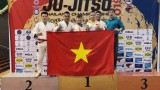 越南柔术选手陶洪山在泰国柔术公开赛上夺得金牌
