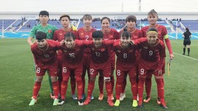 2020年东京奥运会女足亚洲区第二轮预选赛：越南女足队2-1击败乌兹别克斯坦女足队