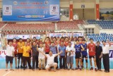 Binh Duong construction materials team win impressive achievements at volleyball tournament for strong teams nationwide 2019