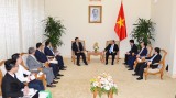 越南政府总理阮春福会见日本环保专家代表团