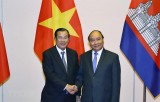 Thủ tướng tiếp lãnh đạo Campuchia và Lào sang dự Quốc tang