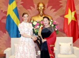 NA leader welcomes Crown Princess of Sweden in Hanoi