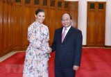 Government leader hosts Swedish Crown Princess