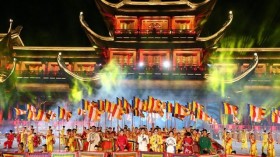 题为“遗产大道”国际艺术晚会及烟花表演欢庆2019年联合国卫塞节