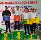 Open Di An three-cushion carom billiards tournament concludes