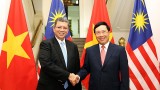 越南政府副总理兼外交部长范平明与马来西亚外交部长赛夫丁举行会谈